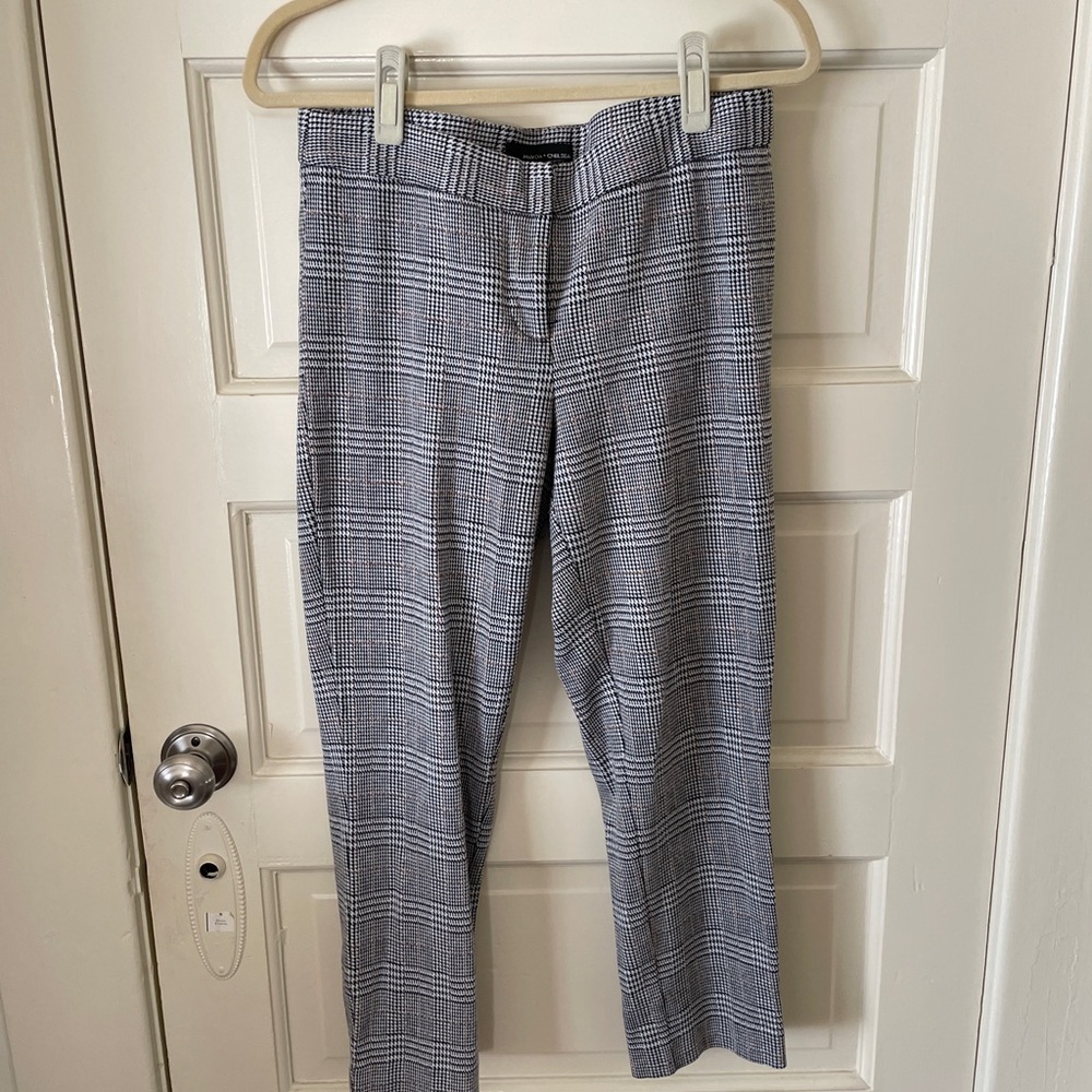 Amanda & Chelsea Men's Black and White Checkered Pants